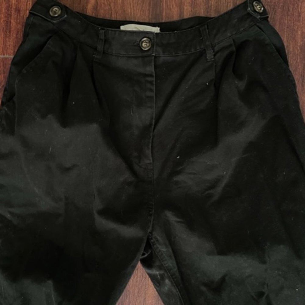 Lost in Lunar black pants with pleats